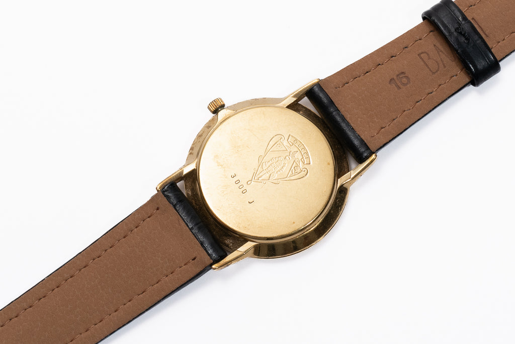 GUCCI 3000J Black Dial