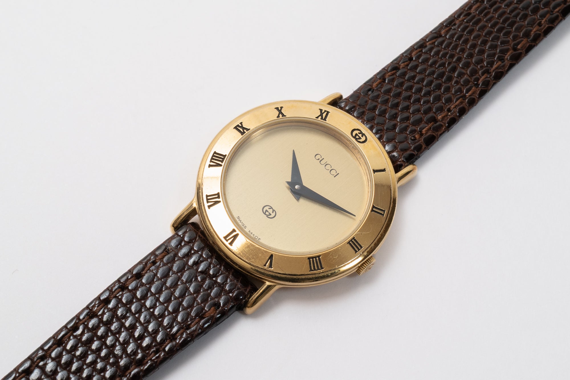 GUCCI 3000L Gold Dial