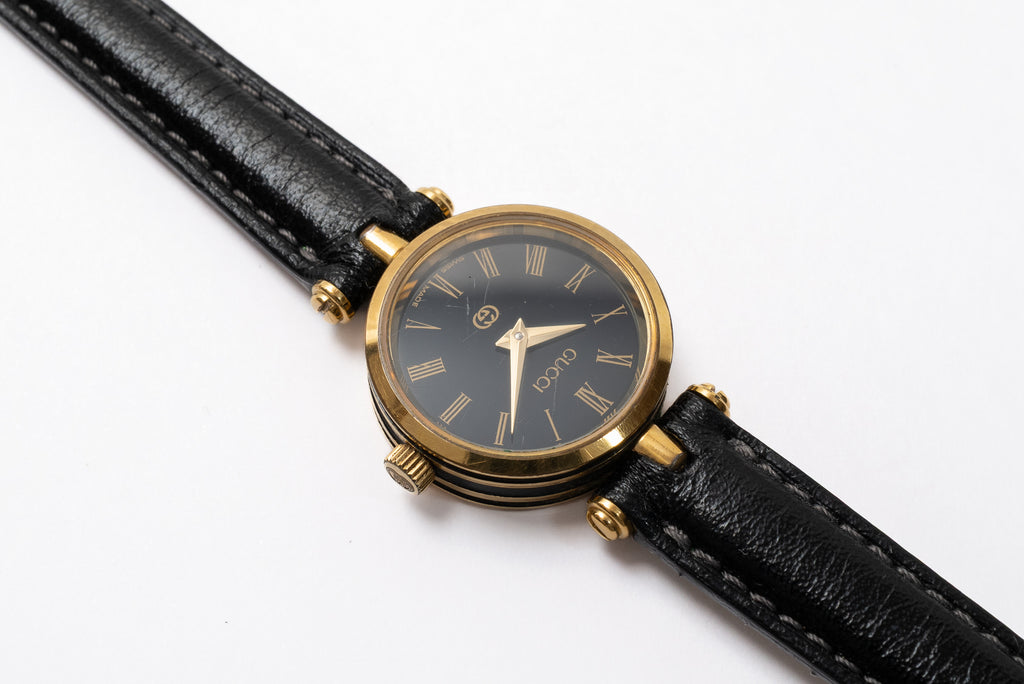 GUCCI Sherry Line 3000L Black Gold
