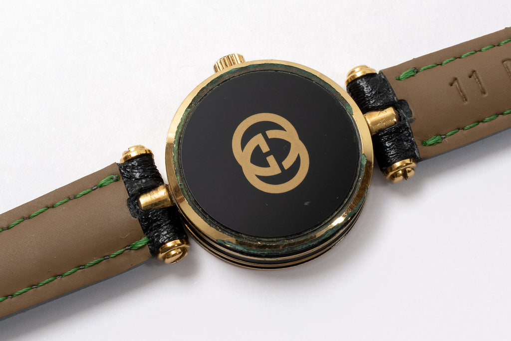 GUCCI Sherry Line 3000L Black Gold