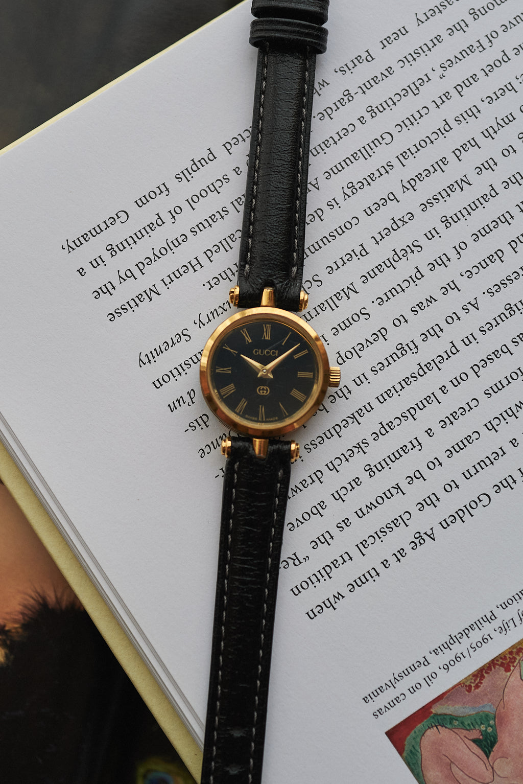 GUCCI Sherry Line 3000L Black Gold