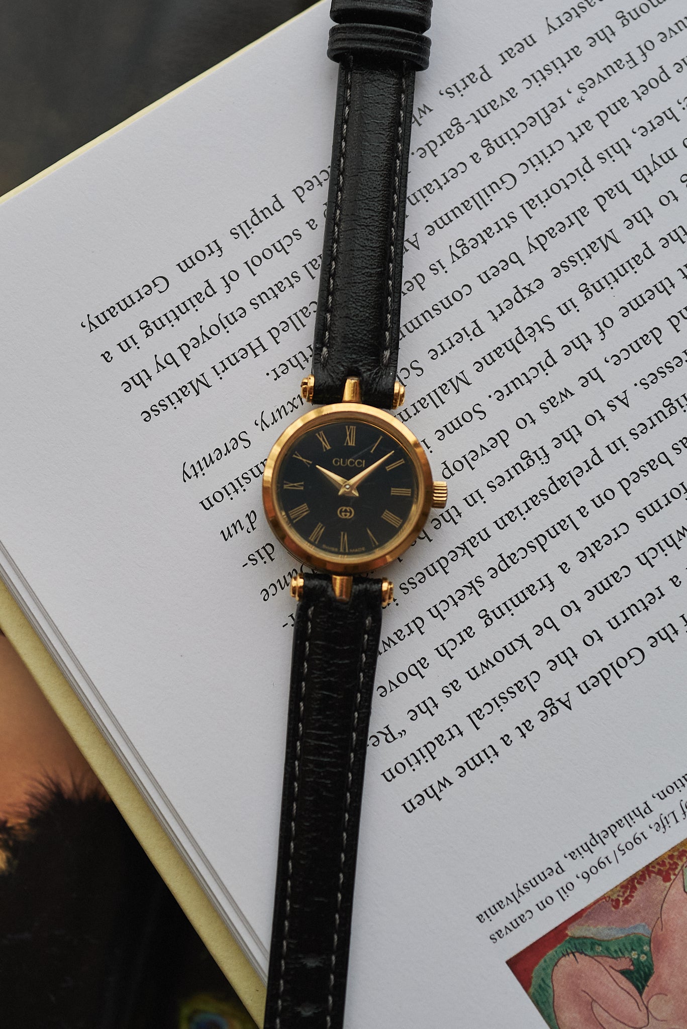 GUCCI Sherry Line 3000L Black Gold
